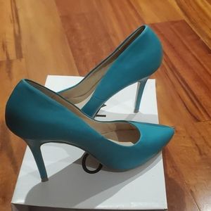 Blue women heels